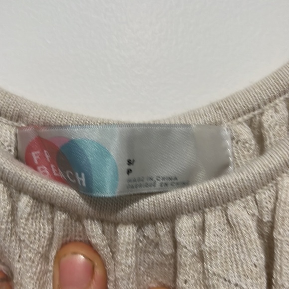 Cream midi length knit dress - Picture 2 of 2